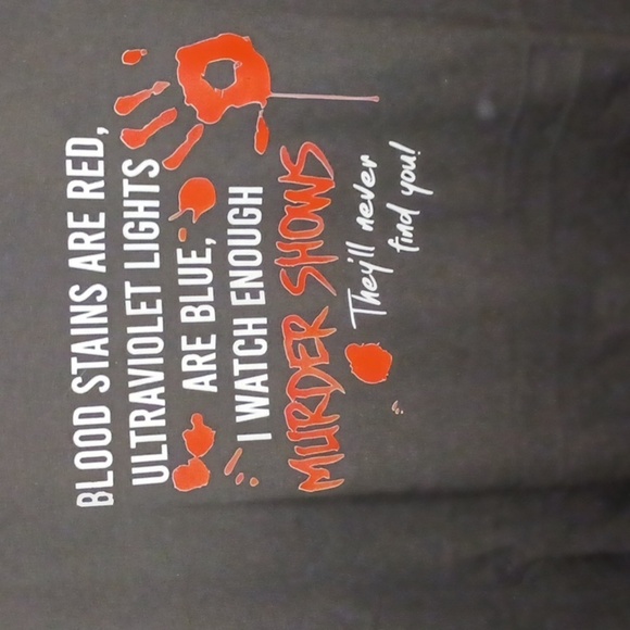 NWOT Handmade Unisex Horror Short Sleeve T-Shirt - Size XXL - Picture 3 of 5